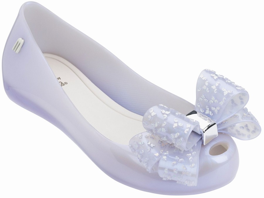 Bailarinas Melissa Ultragirl Luxe Bow Niños - Blancas - Argentina BCH-134957